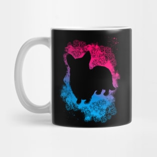 Corgi - Pink and Blue Mug